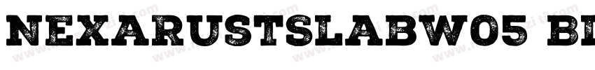 NexaRustSlabW05 Black字体转换
